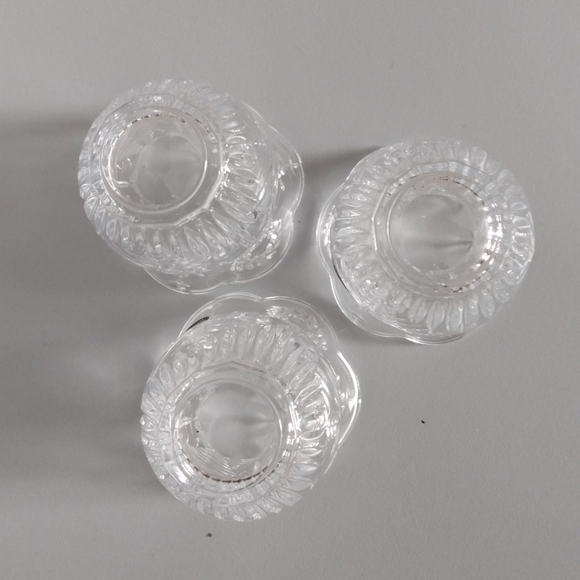 Vintage St George crystal 24% lead crystal Christmas tree Candle holders - Picture 8 of 8